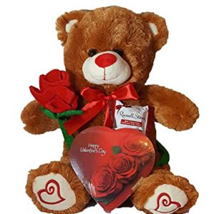 Oso Corazón Chocolate